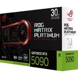 ASUS ROG Matrix Platinum GeForce RTX 5090 grafische kaart Zwart/donkerrood, 3x DisplayPort, 2x HDMI 2.1, DLSS 4