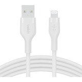 Belkin BOOSTCHARGE Flex USB-A-kabel met Lightning-connector Wit, 1 m