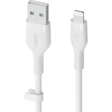 Belkin BOOSTCHARGE Flex USB-A-kabel met Lightning-connector Wit, 1 m