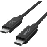 Belkin Connect USB 4-kabel 20 Gbps - 240 W Zwart