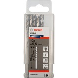 Bosch HSS-G metaalboor, Ø 5,5 mm boren 10 stuks, 93 mm