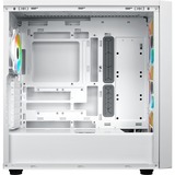 Cooler Master MasterBox 600 midi tower behuizing Wit | 2x USB-A | 1x USB-C | RGB | Tempered Glass