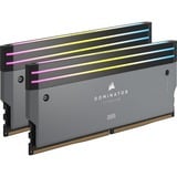 Corsair 64 GB DDR5-6000 Kit werkgeheugen Grijs, CMP64GX5M2B6000Z30, Dominator Titanium RGB, EXPO