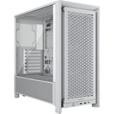 Corsair FRAME 4000D RS midi tower behuizing Wit | 2x USB-A | 1x USB-C | Tempered Glass