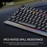 Corsair SKIFF 100 RGB gaming toetsenbord Zwart, BE lay-out (AZERTY), Membraan, 100%