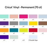 Cricut Premium Vinyl - Permanent - Ultimate Sampler snijvinyl 30 cm