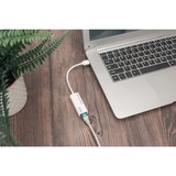 Digitus Gigabit-Ethernet USB-3.0-Adapter netwerkadapter Wit