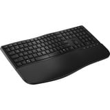 HP 680 ergonomisch draadloos toetsenbord Zwart, BE Lay-out, Plunger