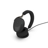 Jabra Evolve3 85 over-ear headset Zwart, Unified Communications (UC), Link390 USB-A