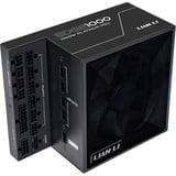 Lian Li EDGE1000, 1000 Watt voeding  Zwart, 3x PCIe, kabelmanagement, 4x USB