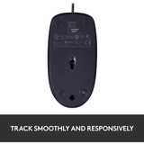 Logitech B100 Optical USB Mouse for Business Zwart, 800 dpi