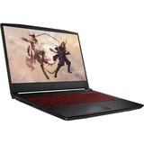 MSI GF66 Katana 11SC-018BE, 15.6" Gaming laptop Zwart, AZERTY, 512 GB, GTX 1650, Win 10, 144 Hz