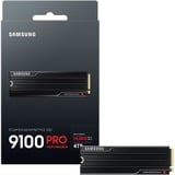 SAMSUNG 9100 PRO Heatsink 4 TB SSD MZ-VAP4T0CW, PCIe Gen 5.0 x4, NVMe 2.0