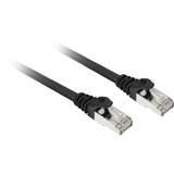 Sharkoon Patchkabel SFTP, RJ-45 met Cat.7a Zwart, 1 meter, Ruwe kabel