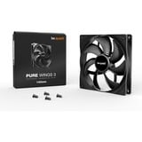 be quiet! Pure Wings 3 case fan Zwart, 140 x 140 x 25 mm