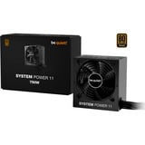 be quiet! System Power 11, 750 Watt voeding  Zwart, 1x 12-Pin High Power GPU, 2x PCIe