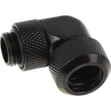 Alphacool 13mm HardTube fitting 90° verbinding Zwart, 4 stuks