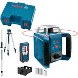 Bosch Rotatielaser GRL 400 H Professional set roterende laser Blauw, Koffer, bouwstatief, oplader en accu inbegrepen
