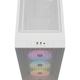 Corsair 3000D Airflow RGB midi tower behuizing Wit | 2x USB-A | RGB | Tempered Glass