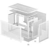 DeepCool CH260 mini tower behuizing Wit | 2x USB-A | 1x USB-C | Tempered Glass