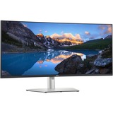 Dell UltraSharp U3821DW 38" Curved UltraWide monitor Zwart/grijs, 2x HDMI, DisplayPort, 3x USB-A 3.2 (5 Gbit/s), USB-B 3.2 (10 Gbit/s), USB-C, RJ-45