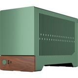 Fractal Design Terra mini tower behuizing Mint/houtkleur | 1x USB-A | 1x USB-C