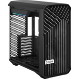 Fractal Design Torrent Compact Black TG Dark midi tower behuizing Zwart | 2x USB-A | 1x USB-C | Tempered Glass