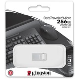 Kingston DataTraveler Micro 256 GB usb-stick Zilver, DTMC3G2/256GB, USB 3.2 Gen 1