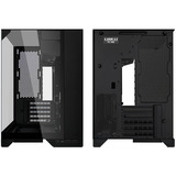 Lian Li O11 Vision-M  mini tower behuizing Zwart | 2x USB-A | 1x USB-C | Tempered Glass
