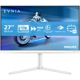 Philips Evnia 27M2N5901A 27" 4K UHD gaming monitor Wit, 2x HDMI, DisplayPort, 2x USB-A, USB-B, USB-C, 160 Hz / 320 Hz