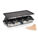 Princess 162645 Raclette 8 Grill Deluxe gourmetstel Roestvrij staal