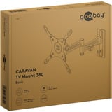 goobay TV Wall Mount Caravan FULLMOTION (M), 13 to 43 inch wandmontage  Zilver