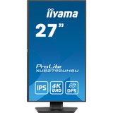 iiyama ProLite XUB2792UHSU-B6 27" 4K UHD monitor Zwart (mat), HDMI x1 (v.2.0) DisplayPort x1 (v.1.2) USBAudio