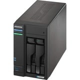 Asustor Lockerstor 2 AS6702T nas Zwart, 2x LAN, HDMI, USB