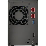 Asustor Lockerstor 2 AS6702T nas Zwart, 2x LAN, HDMI, USB