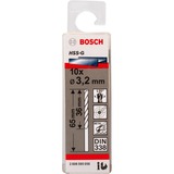 Bosch HSS-G metaalboor, Ø 3 mm boren 10 stuks, 65 mm