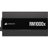 Corsair RM1000x modulaire 1000 watt voeding  Zwart, 1x 12V-2x6, 4x PCIe