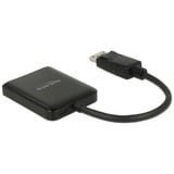 DeLOCK DisplayPort 1.4 naar 2x HDMI splitter MST Zwart