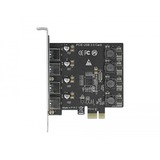 DeLOCK PCIe x1 naar 4x externe USB-A 3.2 Gen 1 usb-controller 