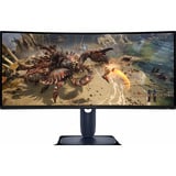 Dell AW3425DWM 34" Curved UltraWide gaming monitor Zwart, 180 Hz, HDMI, DisplayPort, USB, AMD FreeSync