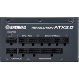 Enermax REVOLUTION ATX 3.0, 1200 Watt voeding  Zwart, 5x PCIe, Kabelmanagement