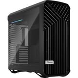 Fractal Design Torrent Black TG Light Tint midi tower behuizing Zwart | 2x USB-A | 1x USB-C | Tempered Glass