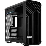 Fractal Design Torrent Black TG Light Tint midi tower behuizing Zwart | 2x USB-A | 1x USB-C | Tempered Glass