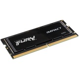 Kingston FURY 8 GB DDR5-4800 laptopgeheugen Zwart, KF548S38IB-8, Impact, XMP 3.0
