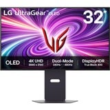 LG UltraGear OLED 32GS95UV-B 31.5" 4K UHD gaming monitor Zwart, 2x HDMI, DisplayPort, 2x USB-A, USB-B, 240 Hz