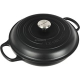 Le Creuset Signature Collection Campagnard kookpan Zwart (mat), 30 cm