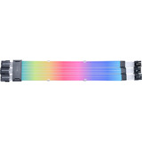 Lian Li Strimer Wireless PW12-1W - 3x 8-pin PCIe verlengkabel 0,36 meter, RGB leds