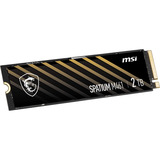 MSI SPATIUM M461 2 TB SSD Zwart/goud, S78-440L1D0-P83, PCIe Gen 4.0 x4, NVMe 1.4