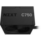 NZXT C750 Bronze modulaire 750 watt voeding  Zwart, 1x 12V-2x6, 4x PCIe