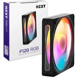 NZXT F120 RGB case fan Zwart, 120 x 120 x 25 mm, PWM